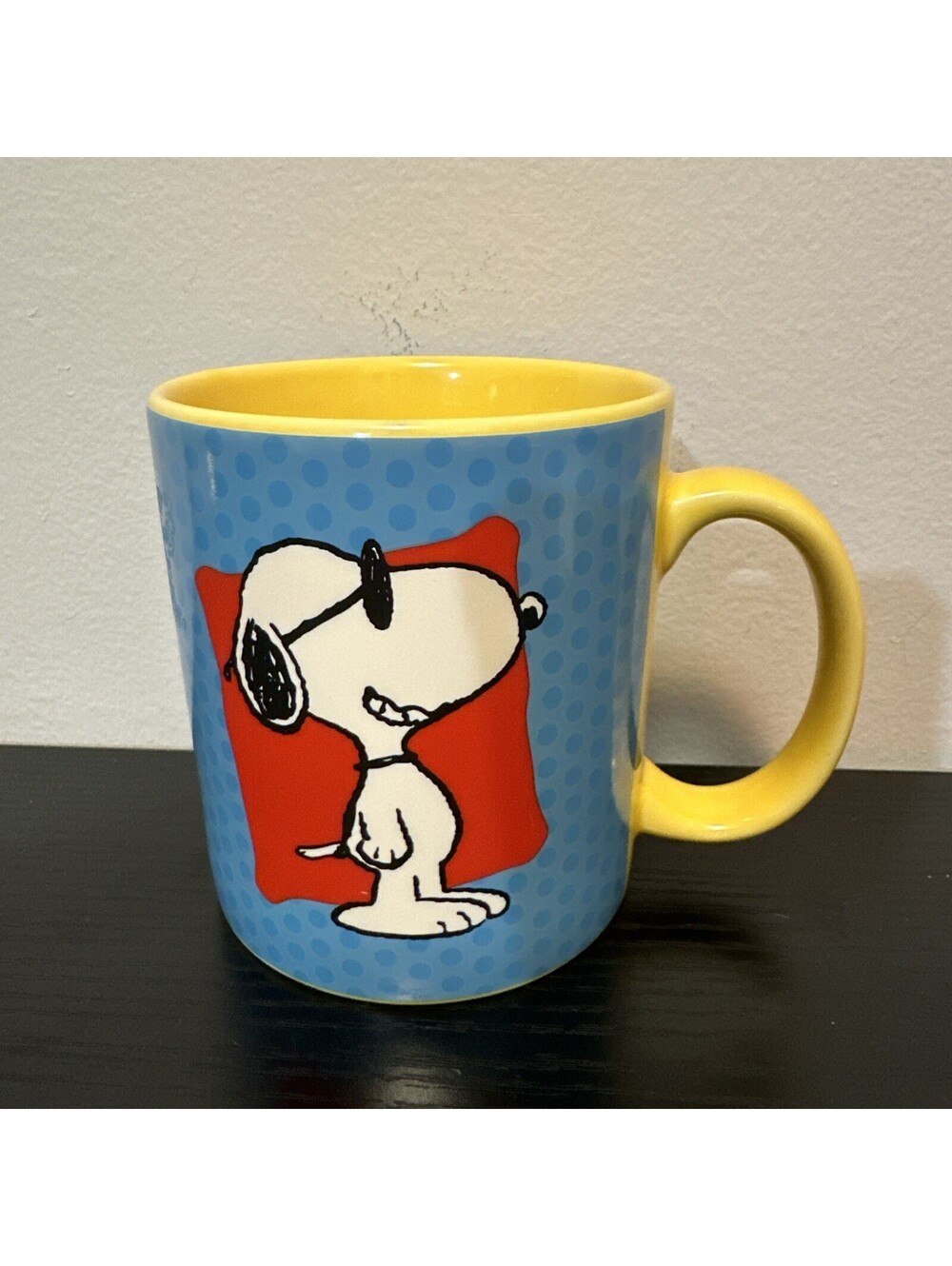 Vtg Peanuts Snoopy Ceramic Coffee Mug "Just Call Me Sugar Lips"